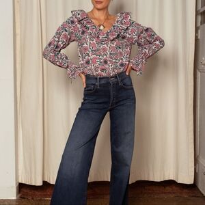 Ophelia & Indigo Blouse